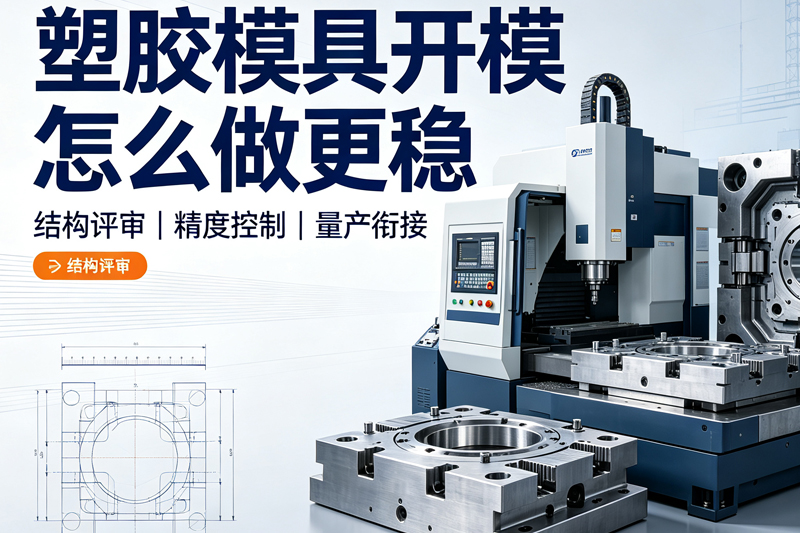 塑膠模具開模